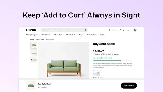 Sticky Add to Cart — Stickify screenshot