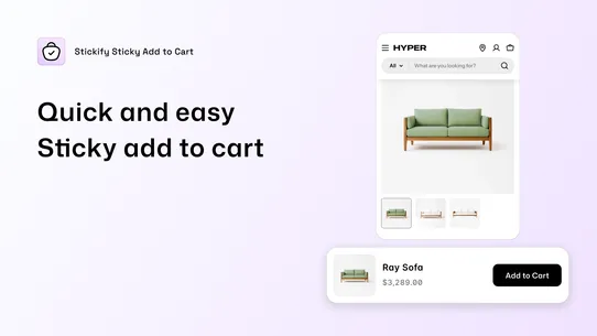 Sticky Add to Cart — Stickify screenshot