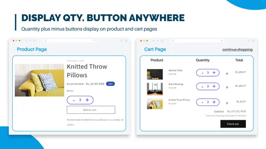 Extendons Quantity Selector screenshot