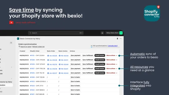 Bexio Connector by Helvy screenshot