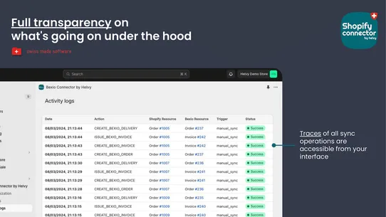 Bexio Connector by Helvy screenshot