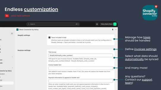 bexio screenshot