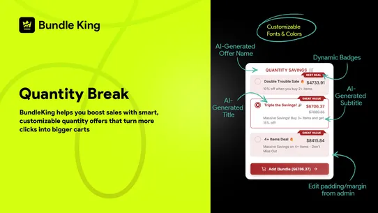 BundleKing | AI Bundle Offers screenshot