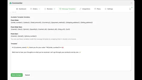 Commentier screenshot