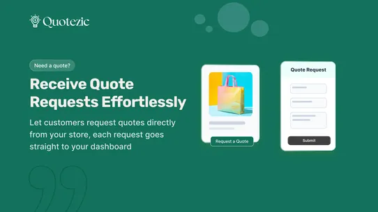 Quotezic – Request a Quote screenshot