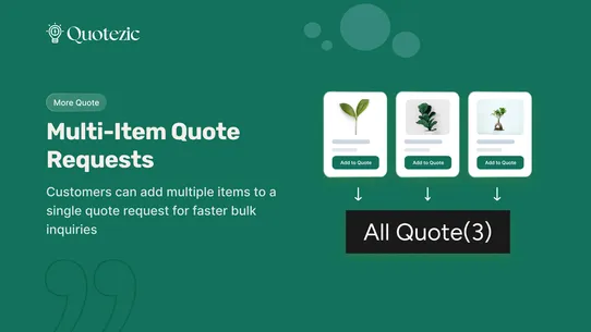 Quotezic – Request a Quote screenshot