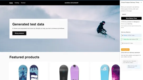 ShipSense screenshot