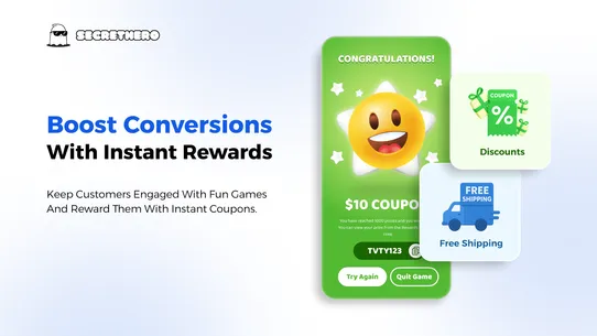 SecretHero Games &amp; Rewards Hub screenshot