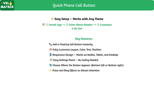 Quick Phone Call Button screenshot