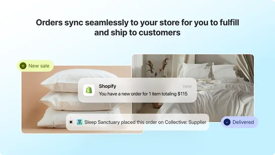 Shopify Collective: Supplier screenshot