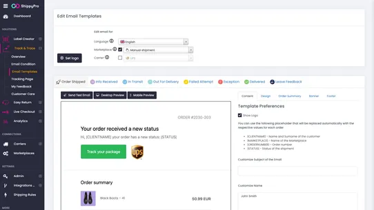 ShippyPro ‑ Shipping made easy screenshot