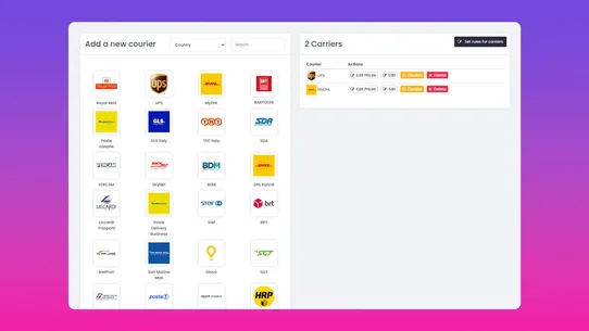 ShippyPro ‑ Shipping Platform screenshot