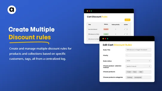 Cart Discount Rules screenshot
