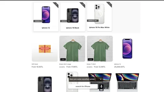 DTEC Voice Shopping Assistant screenshot