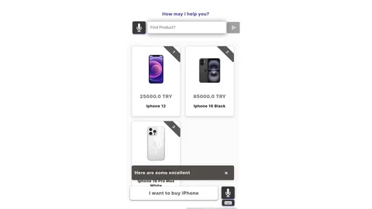 DTEC Voice Shopping Assistant screenshot