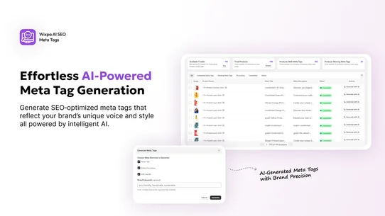 AI SEO Meta Tags Generator screenshot
