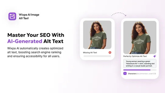Wixpa Ai Image Alt Text screenshot