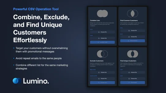 Lumino | Marketing Agent screenshot