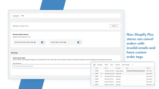 Xpress Email Validation screenshot