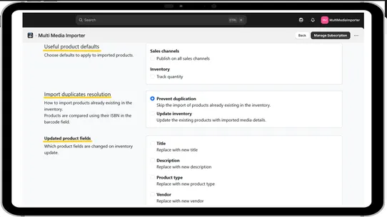 MultiMediaImporter screenshot