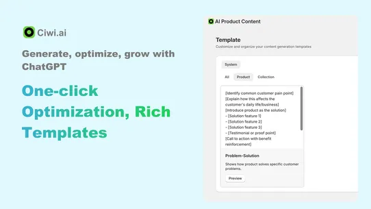 Ciwi.ai:Product Content screenshot