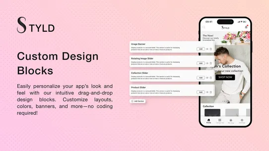 Styld ‑ Mobile App Builder screenshot