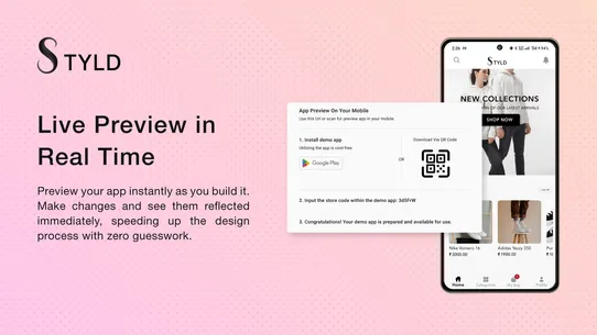 Styld ‑ Mobile App Builder screenshot