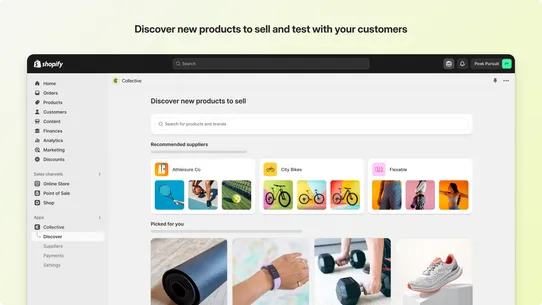 Shopify Collective screenshot