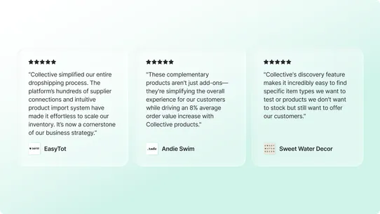 Shopify Collective screenshot