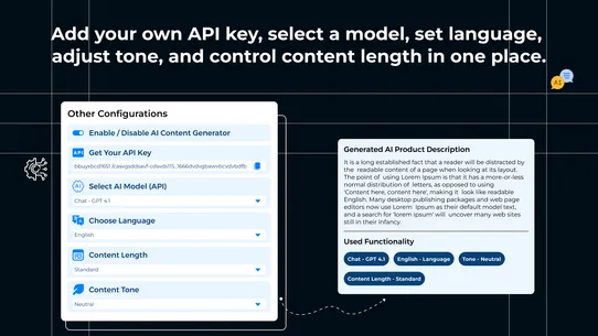 Milople AI Content Generator screenshot