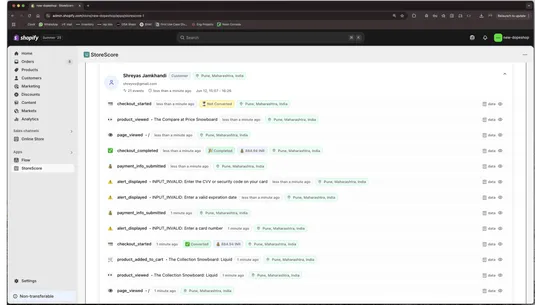 StoreScore screenshot