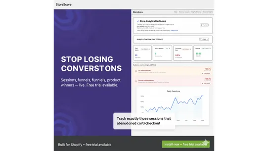 StoreScore screenshot
