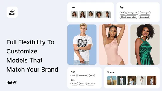Huhu: AI Model+Virtual Try‑on screenshot