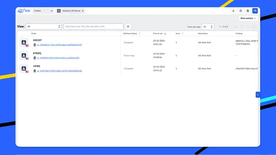 Amazon MCF by M2E screenshot