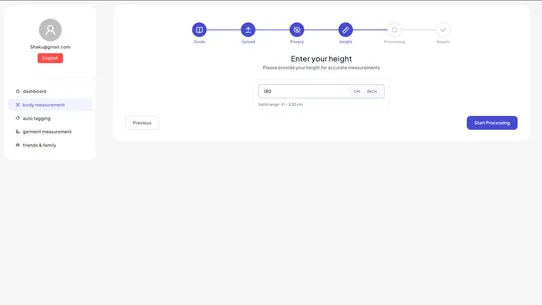 Shaku: Size Recommendation screenshot