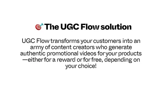 UGC Flow screenshot