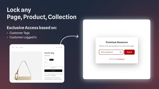 ∞ Password Page + Lock Pages screenshot