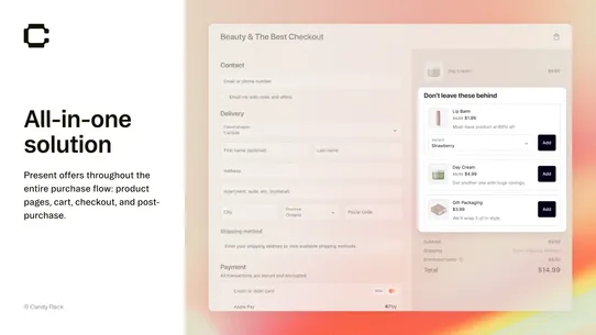 Candy Rack | Checkout Upsell screenshot