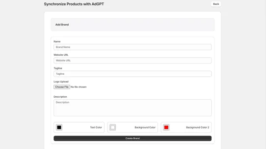 AdGPT App screenshot