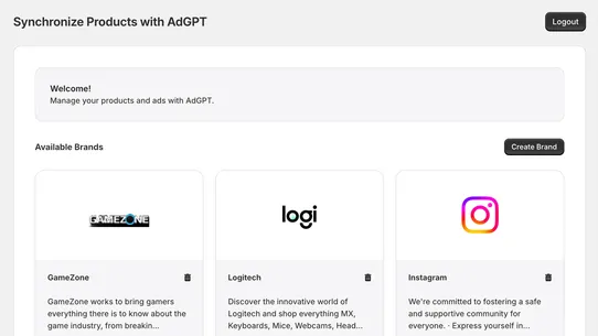 AdGPT App screenshot