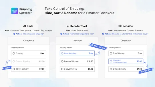 Shipping Optimizer screenshot
