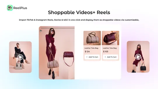 ReelPlus‑Shoppable Videos Reel screenshot