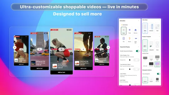 ReelPlus Shoppable Video Reels screenshot