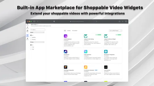 ReelPlus Shoppable Video Reels screenshot