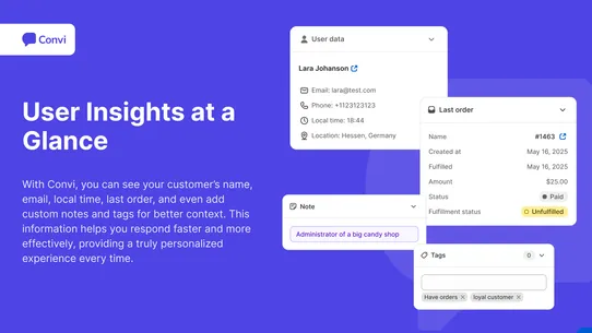 Convi Helpdesk &amp; Sales AI Chat screenshot