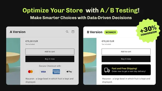 Essential AB Test ‑ Split Test screenshot