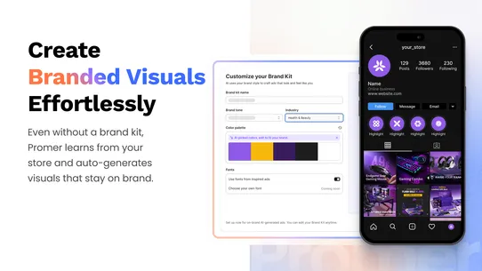 Promer AI Ads Creative Creator screenshot