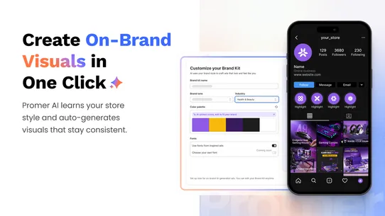Promer AI Ads Creative Creator screenshot