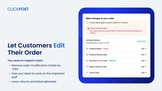 CP: Order Editing &amp; Cancel screenshot
