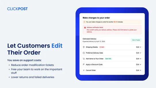 CP: Order Editing &amp; Cancel screenshot